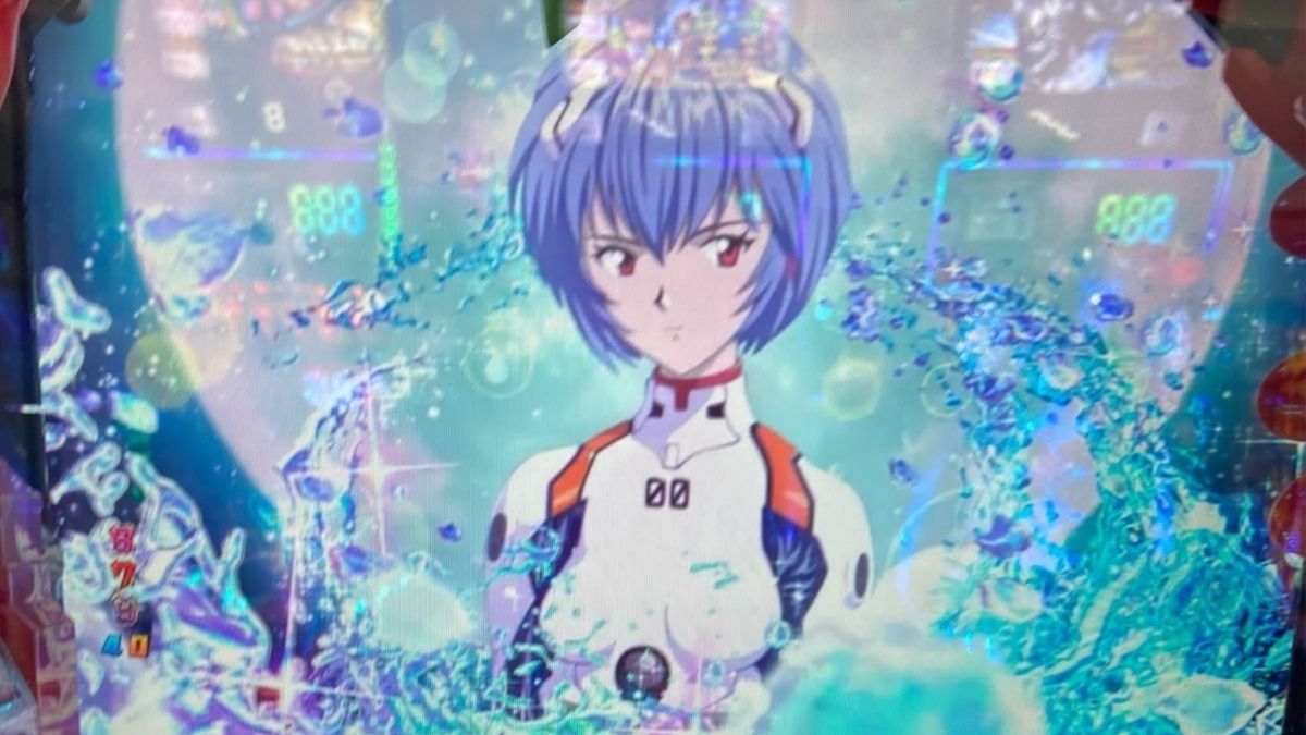 エヴァンゲリオン決戦真紅 レイ背景の信頼度は６２ セリフありなら大当たり濃厚という激熱演出なのです ミヤチェケのスロ日記